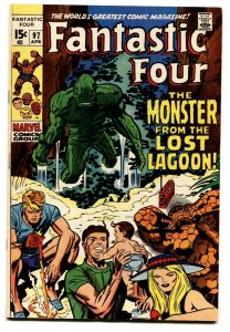 FANTASTIC FOUR #97 THE THING-JACK KIRBY MARVEL 1970 VF