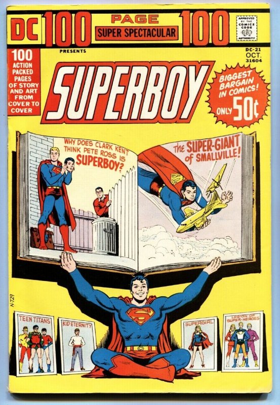 DC 100 PAGE SUPER SPECTACULAR #21-SUPERBOY ISSUE-vf/nm