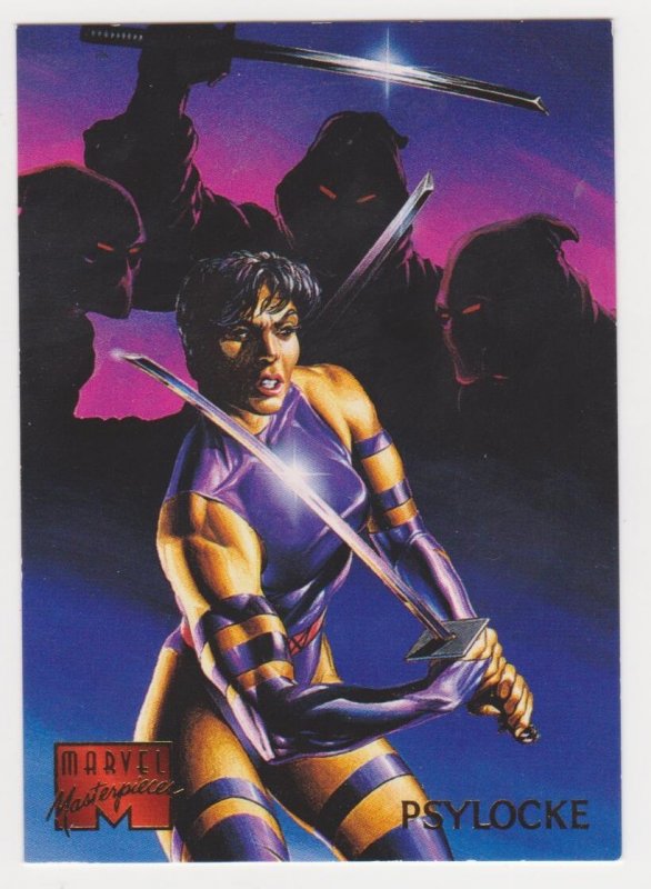 1995 Marvel Masterpieces #76 Psylocke