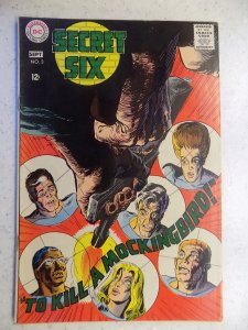 SECRET SIX # 2 DC HTF ACTION