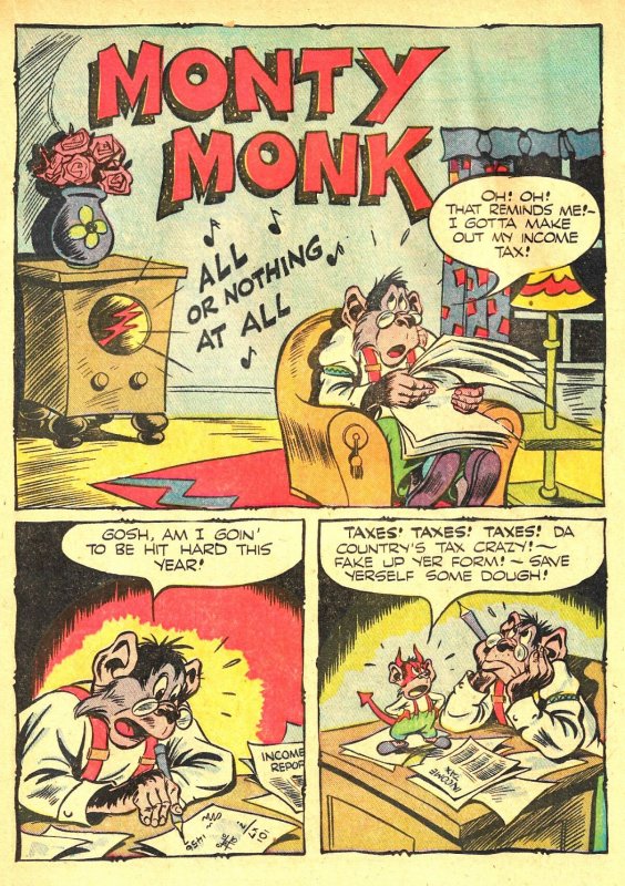 GIGGLE COMICS #7(Apr1944) 3.0 GD/VG * Dan Gordon! * Ken Hultgren! * Lynn Karp!