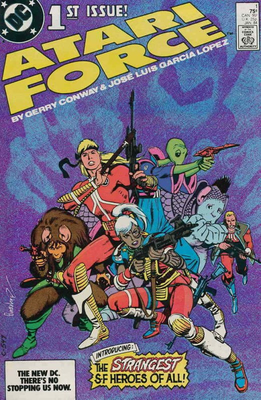 Atari Force #1 VF/NM; DC | save on shipping - details inside