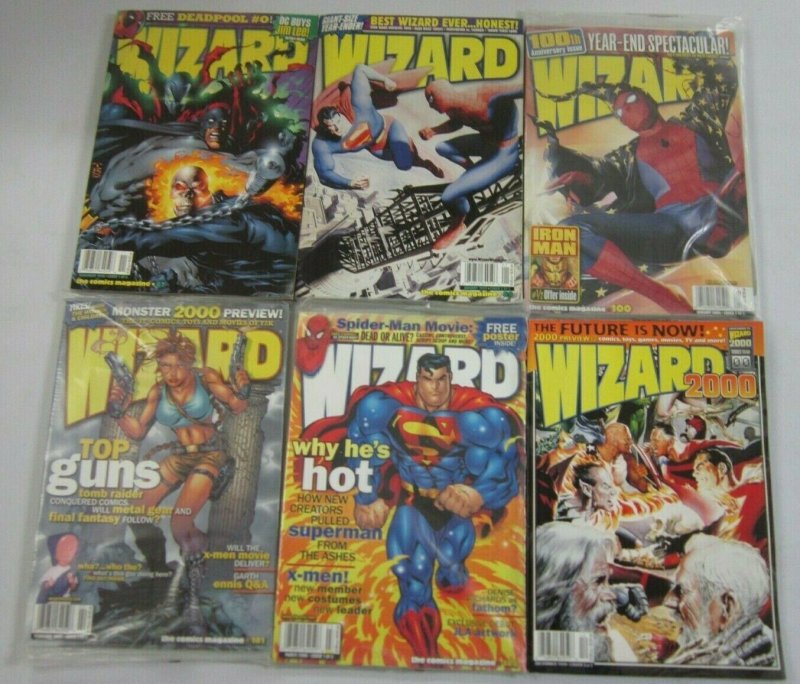 Wizard Magazine Lot #81 - 102 (12 Diff) - (1999 - 2000)