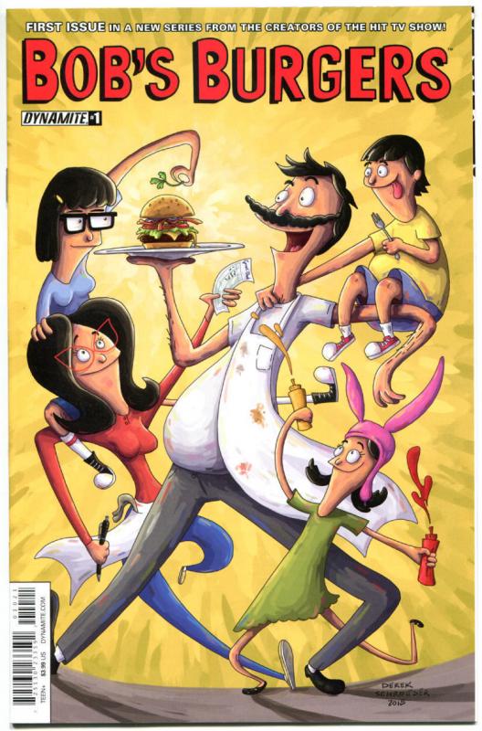 BOB'S BURGERS #1 2 3 4 5 6 7 8 9 10-16, NM, 2015, 1-16 set B, from TV show, 1st