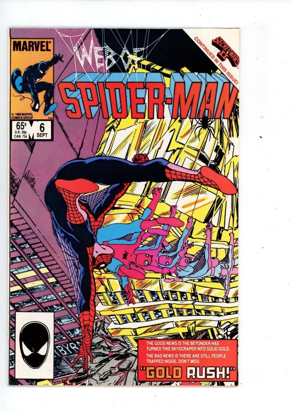 Web of Spider-Man #6 (1985) Marvel Comics