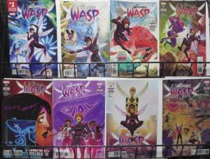 UNSTOPPABLE WASP (MARVEL 2016) #1-8 COMPLETE! VF-NM! Jeremy Whitley,Charretier