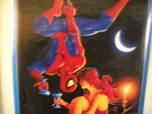 1992 SPIDER-MAN & MARY JANE WATSON HAPPY ANIVERSARY POSTER VF/NM
