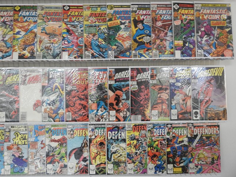 Huge Lot 120+ Comics W/ Thor, Daredevil, Fantastic Four+ Avg Fine Condition!!