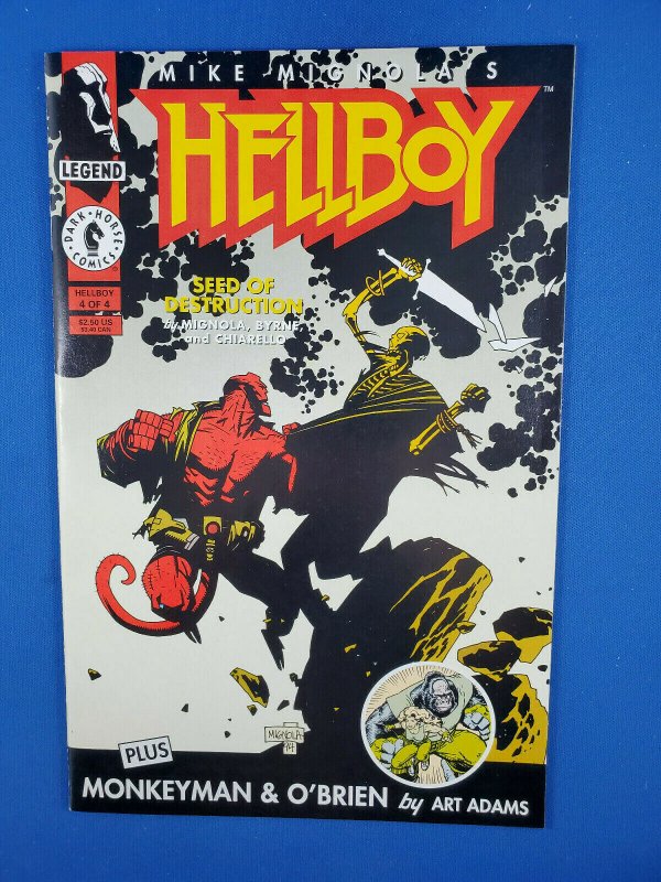 HELLBOY SEED OF DESTRUCTION 1-4 COMPLETE NM 1994