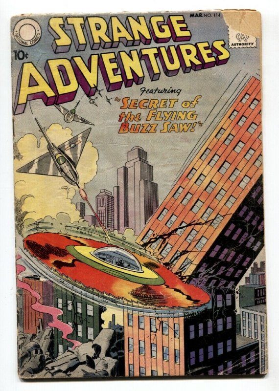 Strange Adventures #114 1960-DC-flying saucer cover-G/VG