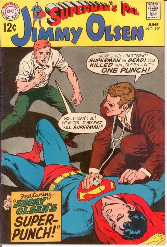 JIMMY OLSEN 120 VF-NM June 1969 COMICS BOOK