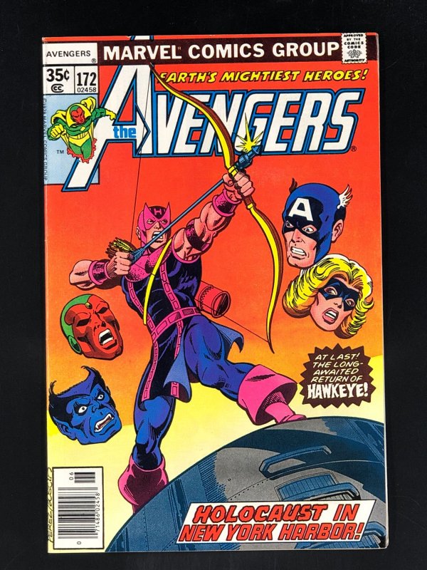 The Avengers #172 (1978) Hawkeye Rejoins the Avengers
