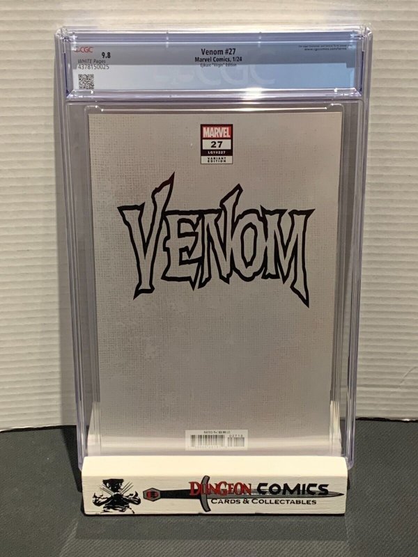Venom # 27 CGC 9.8 Ejikure 1:50 Virgin Variant Cover [GC38]
