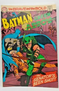 BRAVE AND THE BOLD #85  1969 BATMAN Green Arrow  DC    FN+