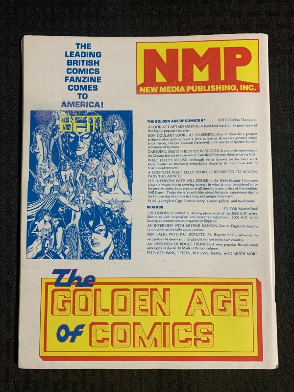 1982 COMICS FEATURE Magazine #21 VG/FN 5.0 Don Heck / The Defenders