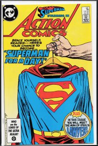 Action Comics #581 Direct Edition (1986) Superman