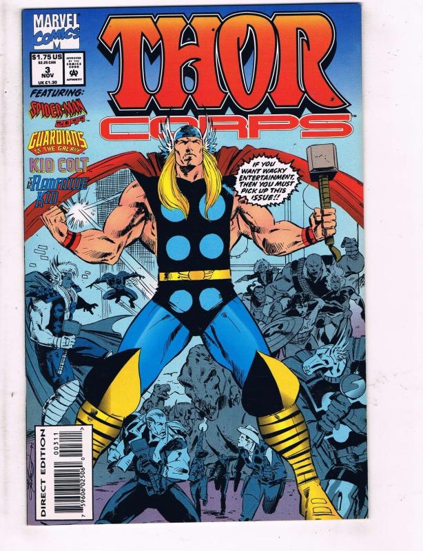 Lot Of 4 Thor Marvel Comic Book # 1 2 3 4 Super Heroes TW33