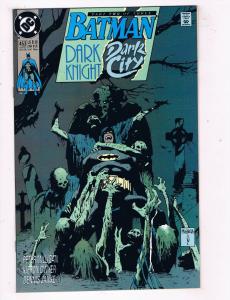 Batman Dark Knight Dark City #453 VF DC Comics Comic Book JLA Aug 1990 DE45