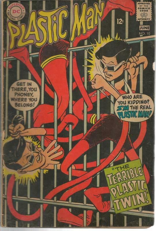 Plastic Man #10 ORIGINAL Vintage 1968 DC Comics