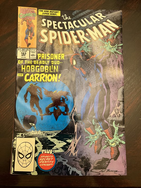 The Spectacular Spider-Man #163 Direct Edition (1990) - NM