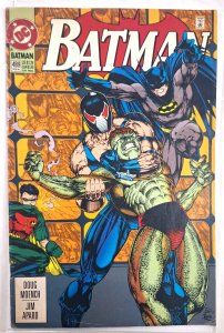 BATMAN 489 (February 1993) FINE  Doug Moench,Jim Aparo 1st Azrael as Batman