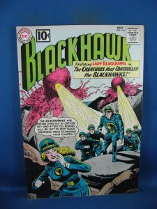 BLACKHAWK 166 F+ DC WAR COMIC 1961 LADY BLACKHAWK