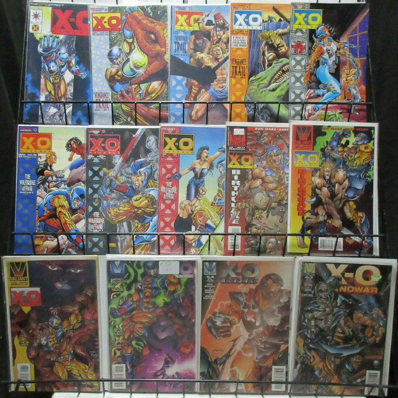 X-O Manowar (Valiant 1992) #7-63 Lot of 34Diff Alien Power Armor Adventures