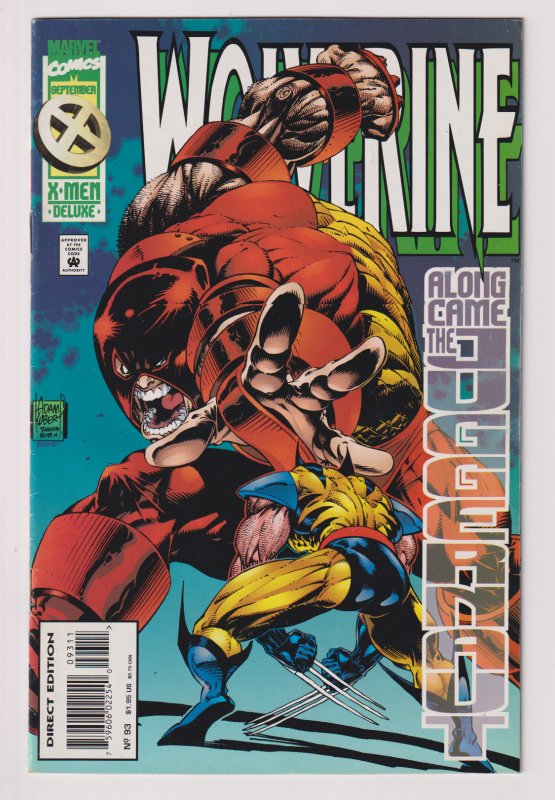 Marvel Comics! It's Wolverine! Issue #93! Along Came the Juggernaut!