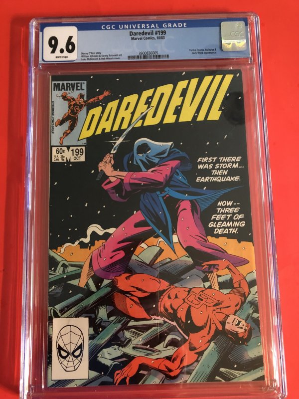 Daredevil #199 CGC 9.6 WHITE (1983)  BRAND NEW SLAB '