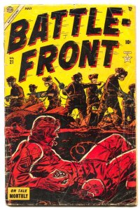 Battlefront #21 1954- Commies- Atlas War comic G