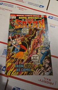 Marvel Spotlight #12 (1973)from he'll he came..1st son of son of Satan.a...
