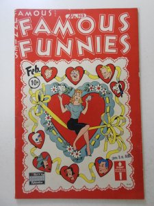 Famous Funnies #163 (1948) Valentines Day Special! Sharp VG+ Condition!