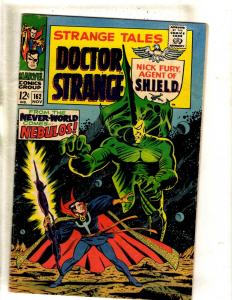 Strange Tales # 162 FN Marvel Comic Book Dr. Strange Nick Fury Shield FM2