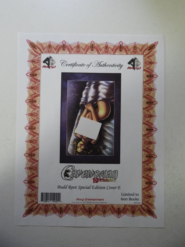 Cavewoman: Karnival Budd Root Cover E LDT 600 W/COA VF Condition