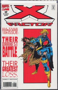 X-Factor #100 Direct Edition - Deluxe Red Foil Cover (1994) X-Factor