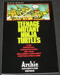 Teenage Mutant Ninja Turtles Adventures #1 (1990) Novel