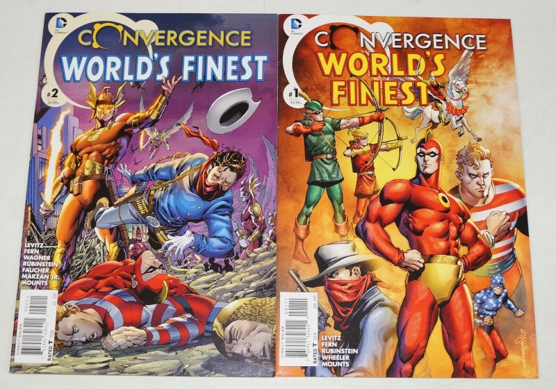 Convergence World's Finest #1-2 VF/NM complete series  seven soldiers of victory