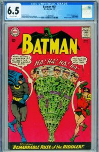 Batman #171 CGC 6.5 comic book 1965 First Silver Age Riddler-2138336001
