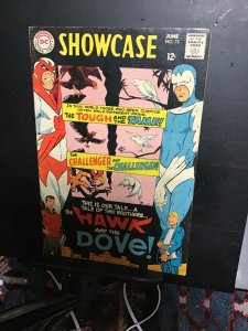 Showcase #75  (1968) 1st hawk and dove, Steve Ditko art! FN/VF  C’ville CERT!