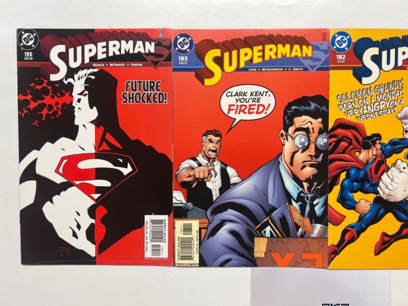 4 Superman DC Comic Books # 181 182 183 195 Wonder Woman Robin Flash 18 JS45