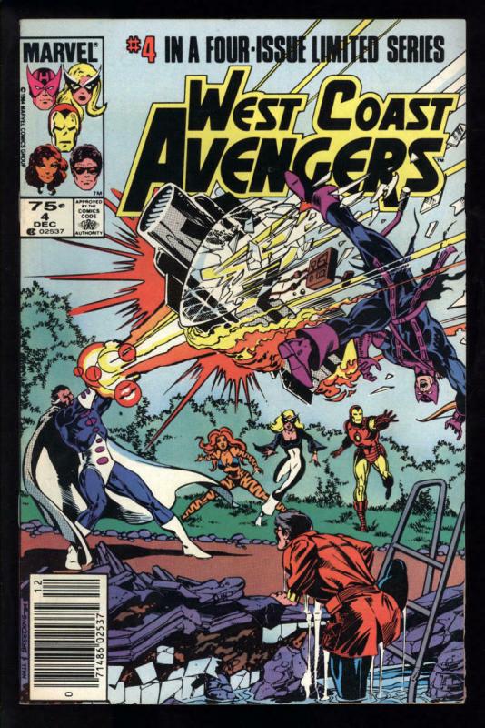 WEST COAST AVENGERS #4, VF+, Iron Man, Tigra, Wonder Man, 1984