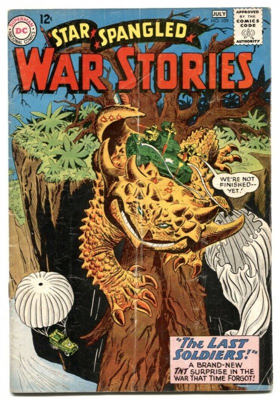 Star Spangled War Stories #109 1963- Dinosaur issue VG