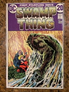 Swamp Thing # 1 VF DC Comic Book Bernie Wrightson Cover Art KEY 1972 Horror J901