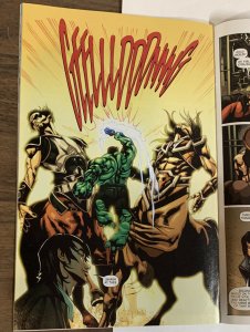 Incredible Hulks Hulk 617 Splash Page Victor Drujiniu Original Art Amadeus Cho