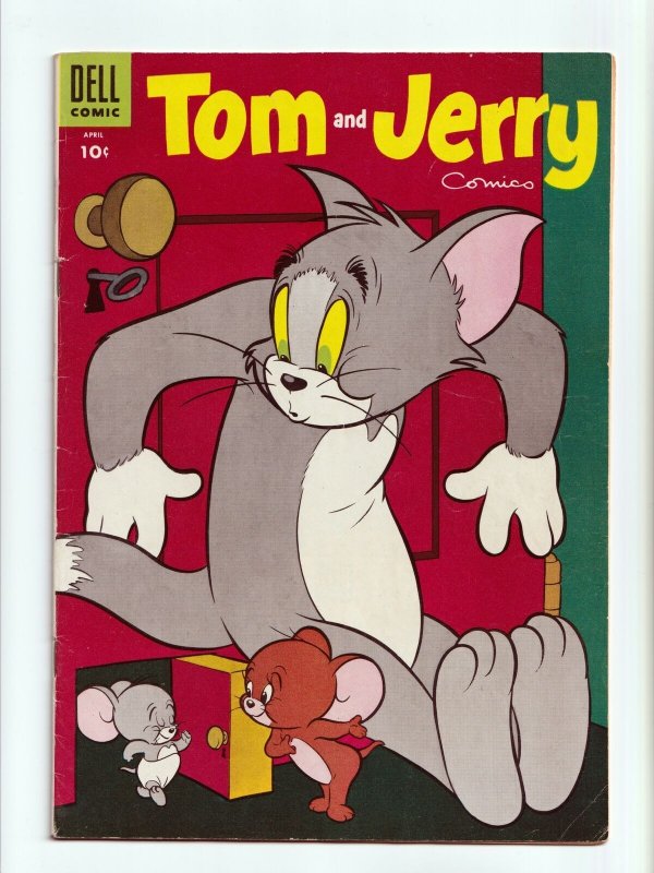 Tom and Jerry Comics #129 Golden Age Dell Comics 1955 FN