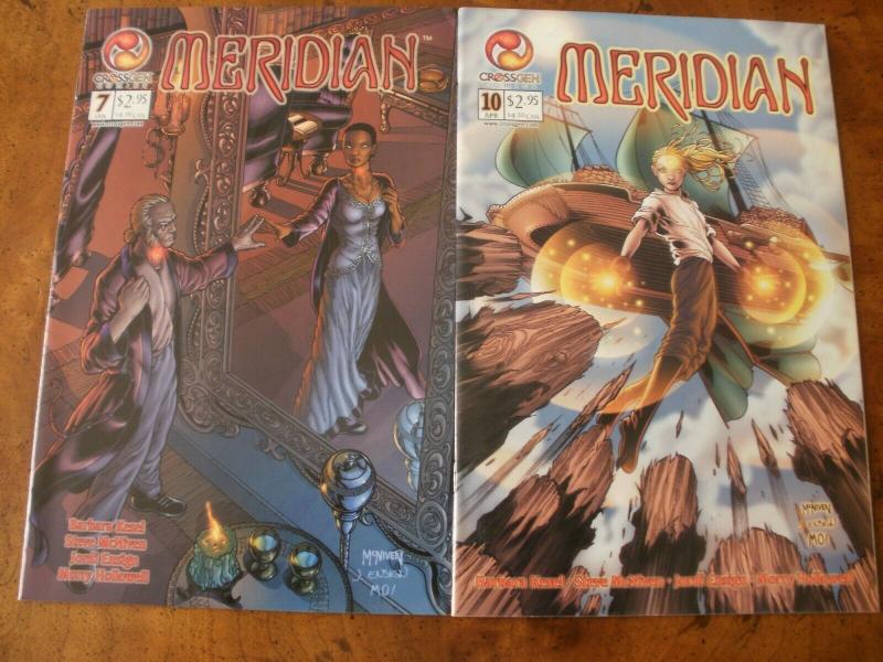 6 Crossgen MERIDIAN Comic Book: #7 #10 #12 #13 #21 #22