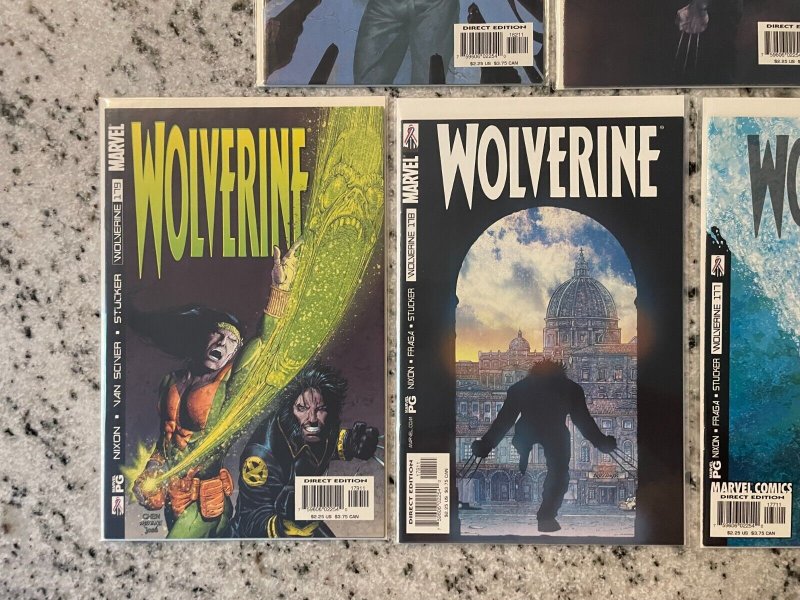 7 Wolverine Marvel Comic Books # 176 177 178 179 180 181 182 NM X-Men Storm CM16 