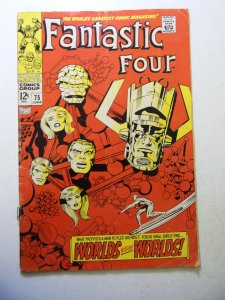 Fantastic Four #75 (1968) GD+ Condition centerfold detached