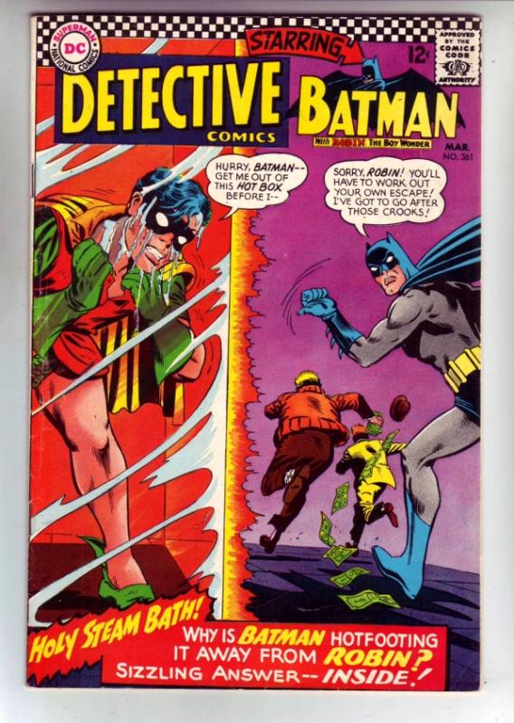Detective Comics #361 (Mar-67) FN Mid-Grade Batman, Robin