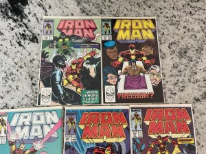 Lot Of 5 Iron Man Marvel Comic Books # 245 246 247 248 249 NM Avengers Hulk CM5 